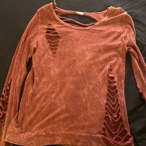 Size large top from hot topic